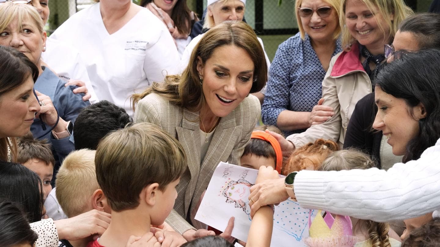 Princess Catherine Receives Warm Reception on Final Day of Italy Tour