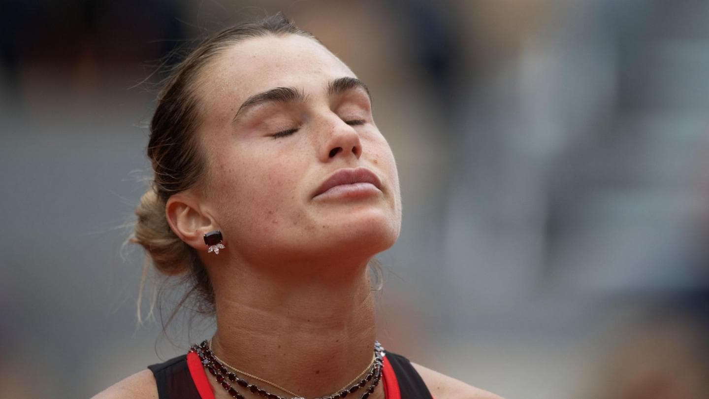 Top Seed Sabalenka Misses Another Grand Slam Chance After French Open Loss