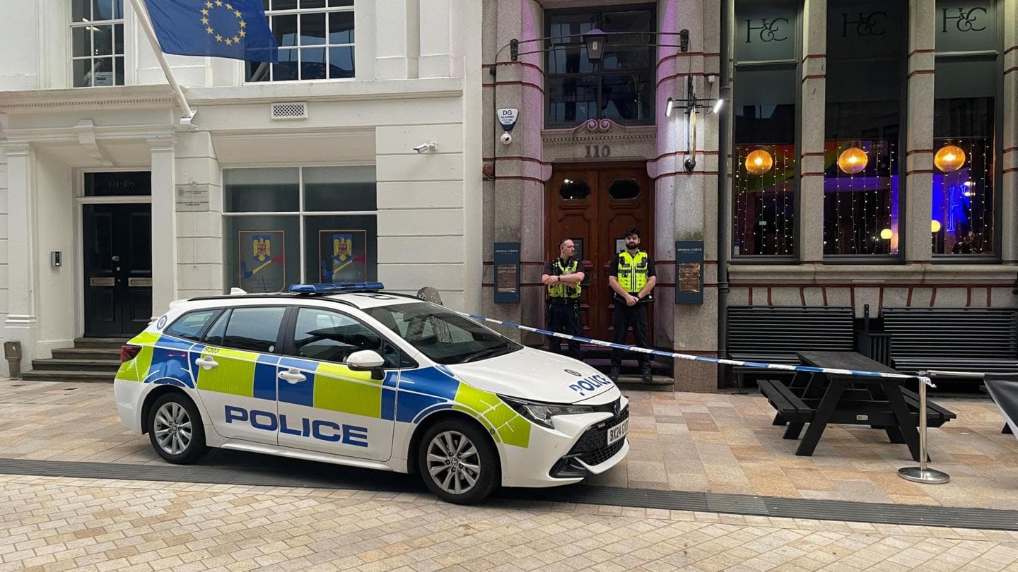 Serious injuries as man falls 'number of floors'