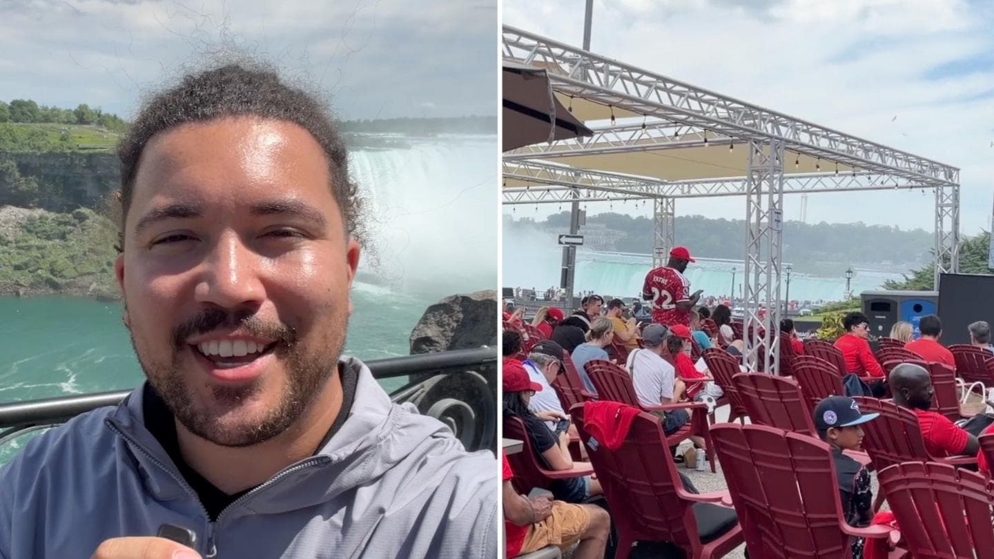 Football Fans Gather at Niagara Falls for World Cup Watch Party