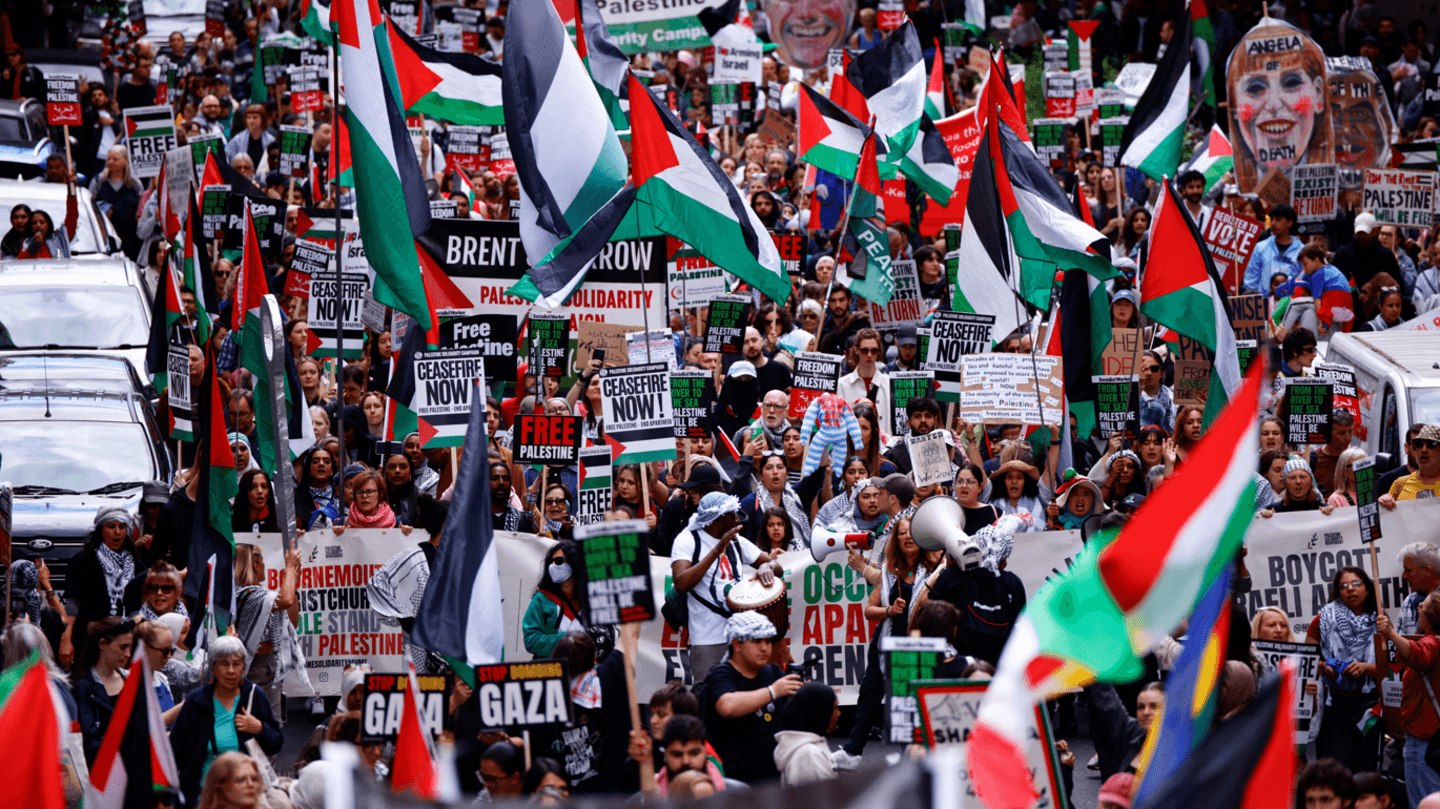 Pro-Palestinian marches have been hijacked, says minister