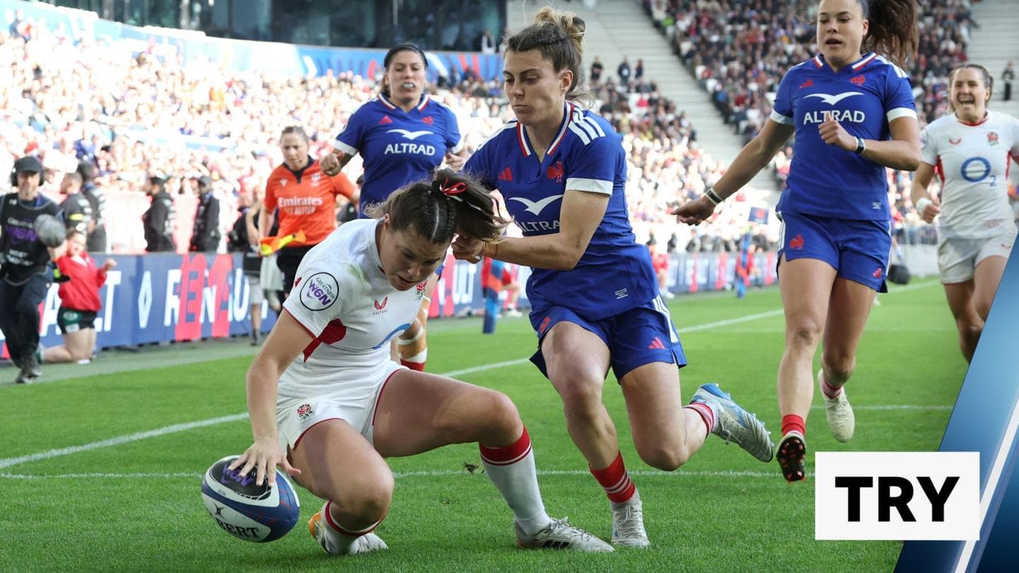 Jess Breach's decisive try leads England to victory over France in Women's Six Nations