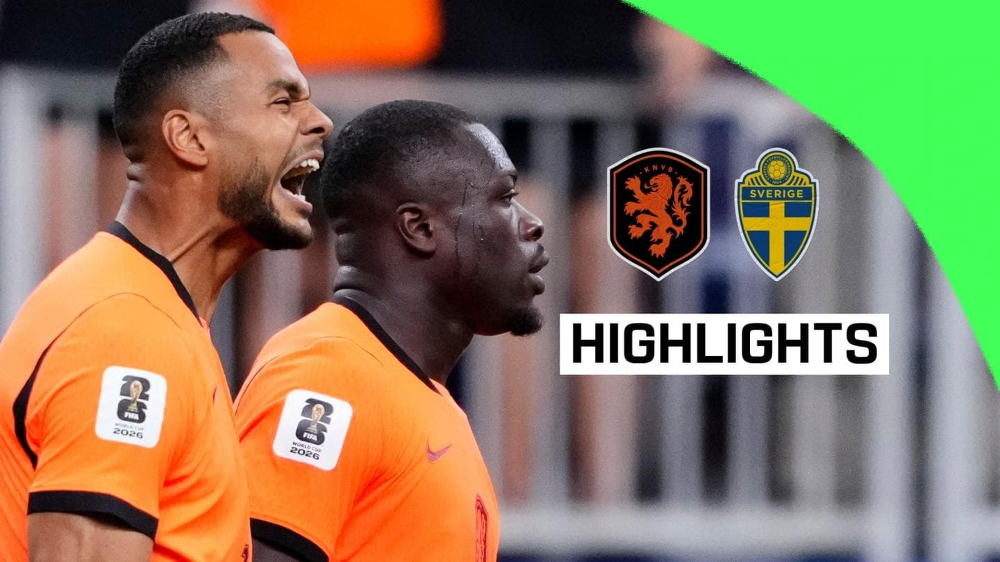 Netherlands Defeats Sweden 5-1, Nearly Securing World Cup Last 32 Spot