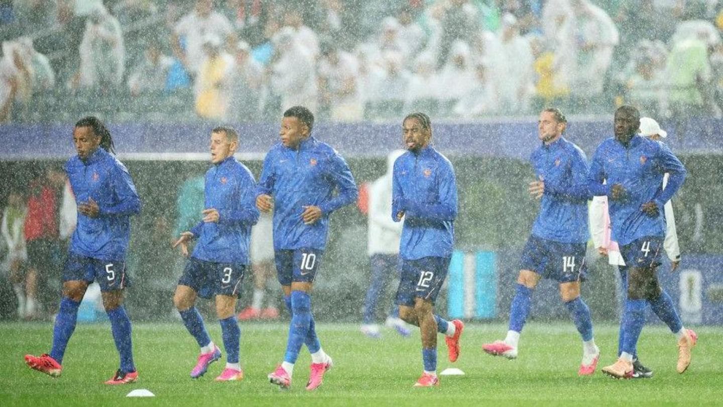 France and Iraq Navigate Two-Hour Weather Delay During World Cup Match