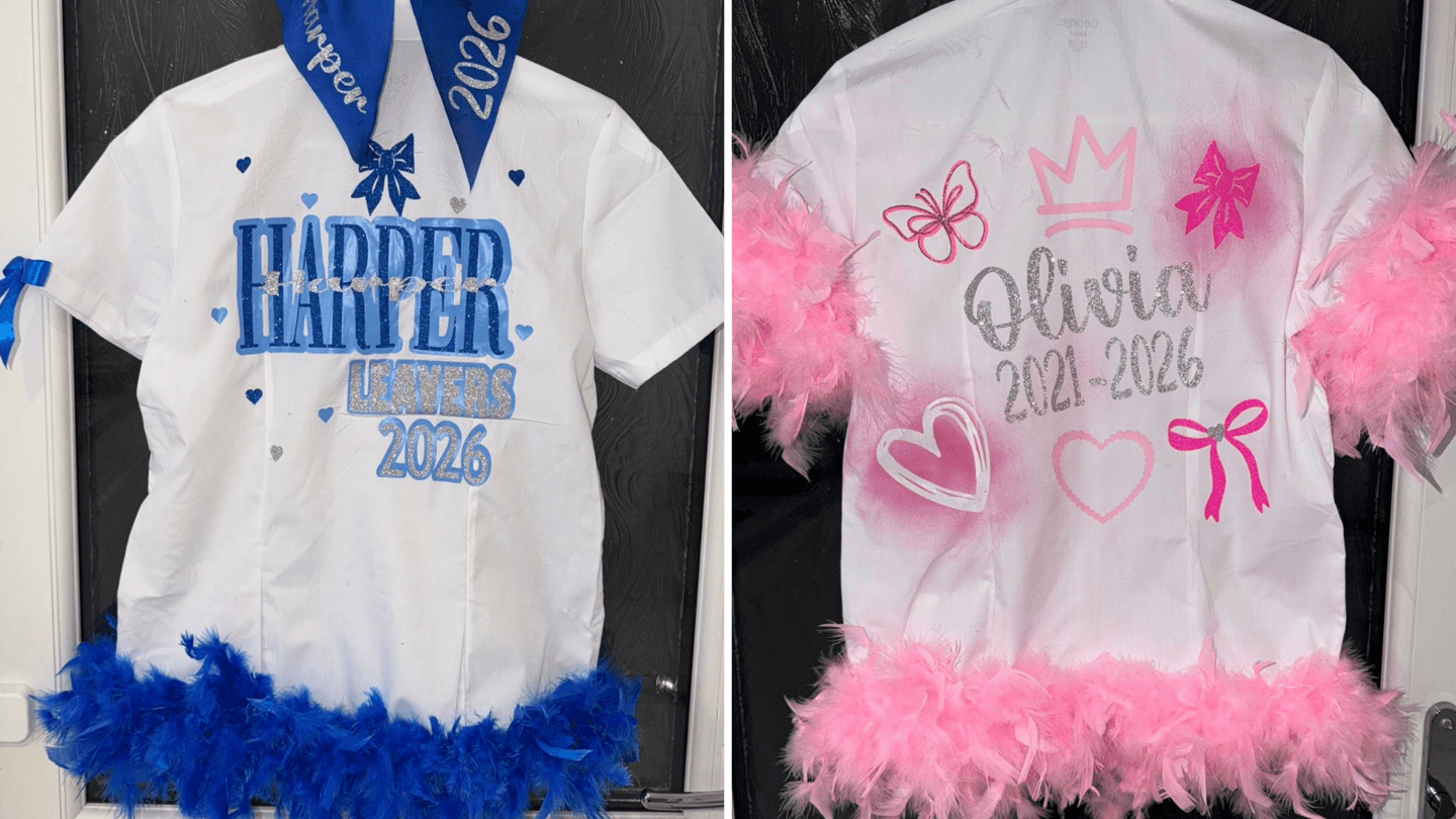 Why pupils are getting custom school leavers shirts made for their last day