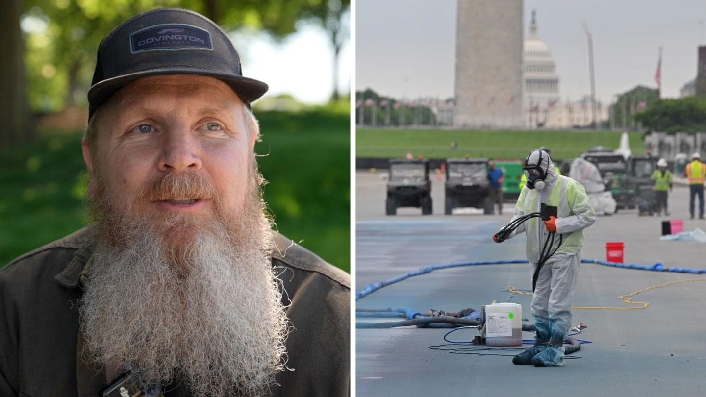 Americans Share Mixed Reactions to Trump's Reflecting Pool Renovation