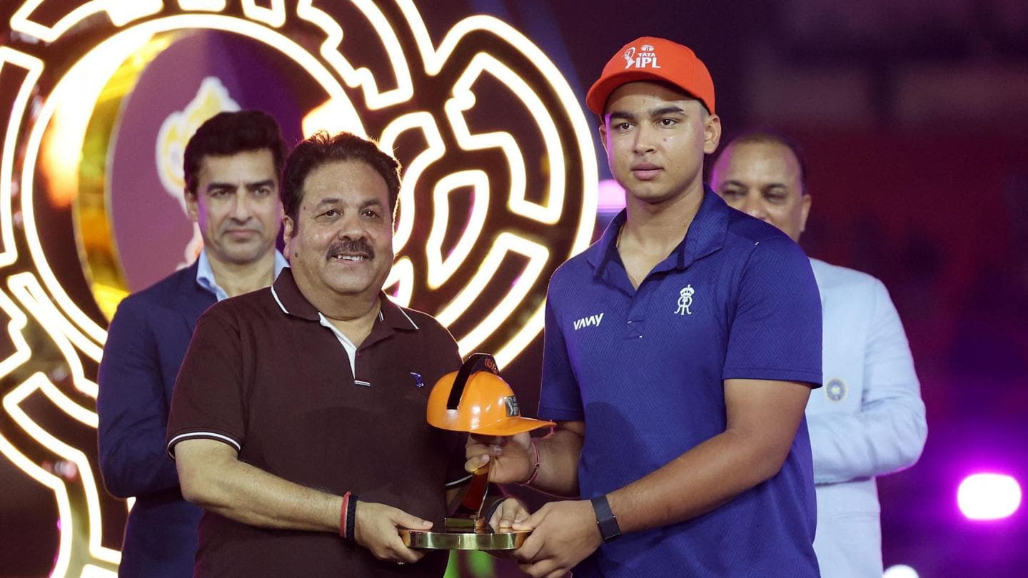 Vaibhav Sooryavanshi, 15, wins car at IPL awards but cannot drive yet