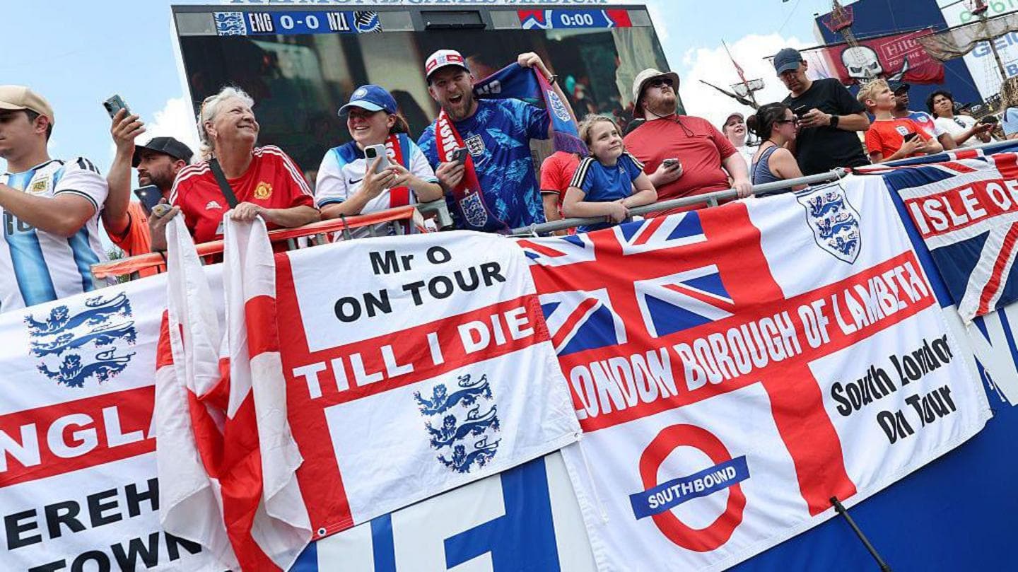 Up to 15,000 England Fans Arrive in Dallas for World Cup Opener