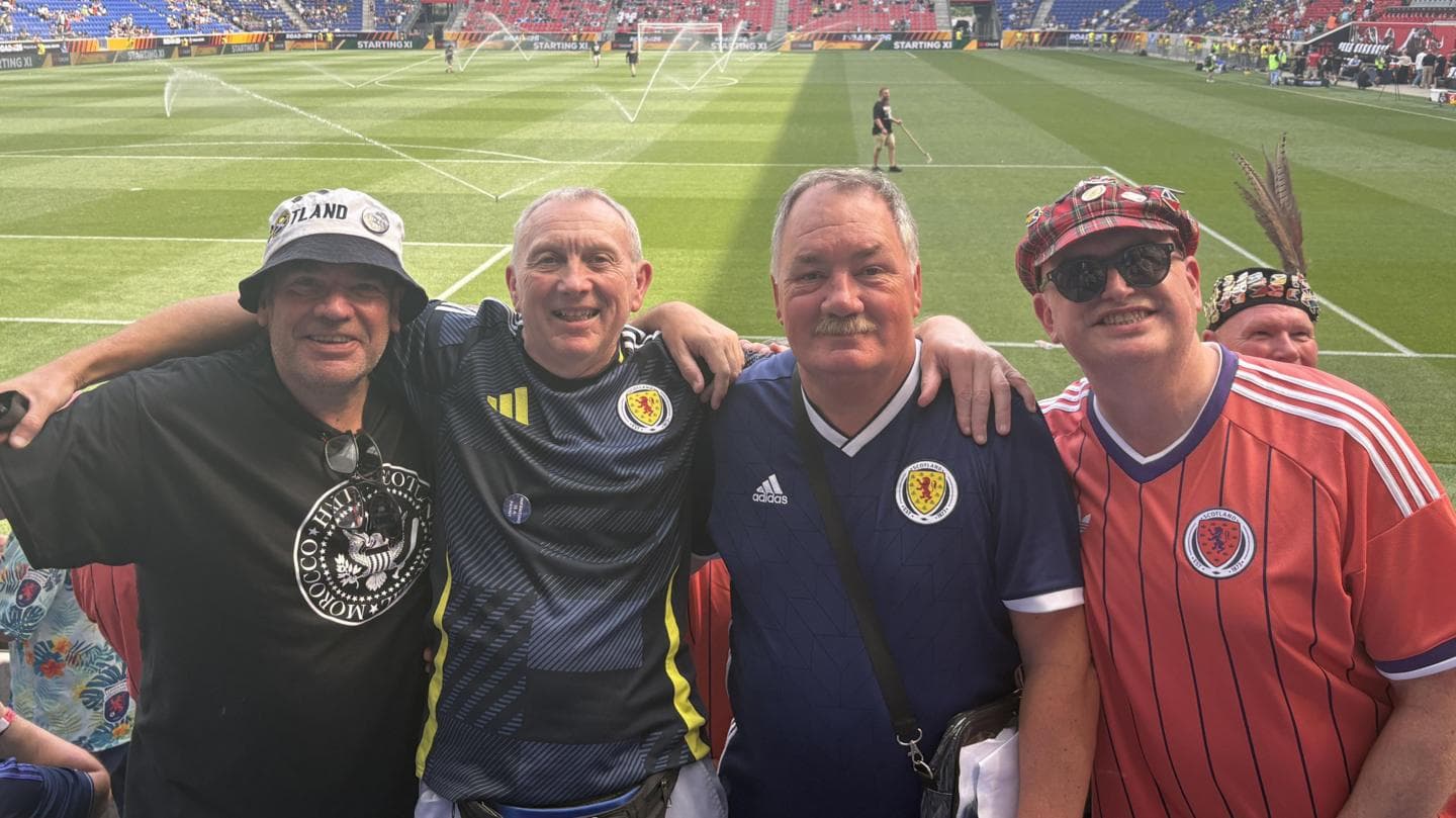 Scotland Fans Arrive in Boston Ahead of Weekend Match