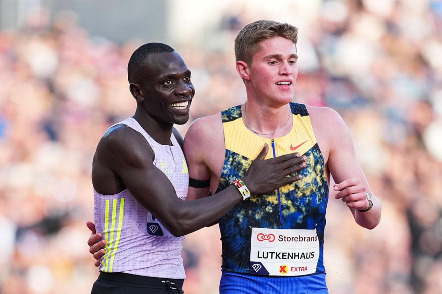 Cooper Lutkenhaus, 17, defeats Olympic champion Emmanuel Wanyonyi in Oslo