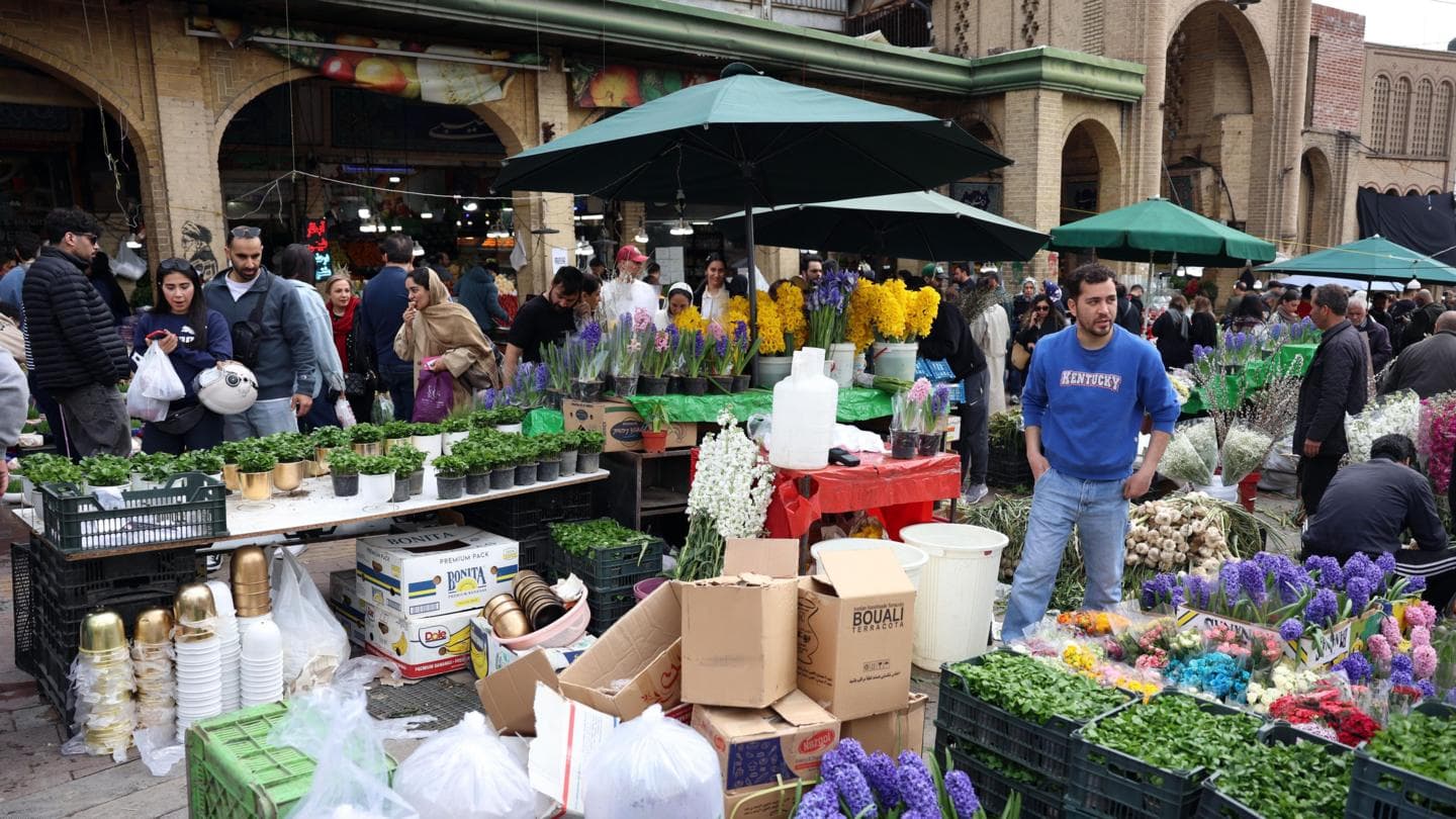 Iranians prepares for Persian new year under shadow of war