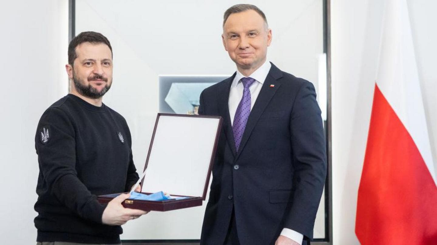 Zelensky Loses Top Polish Honor Due to Controversial WWII Army Unit Name