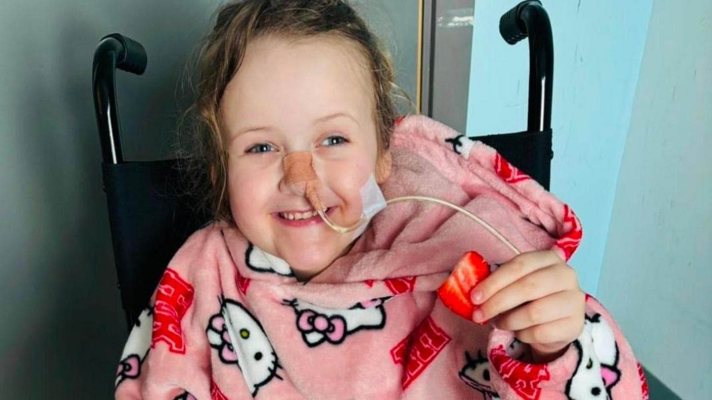 Family's plea to save dream Disney trip for girl, 6, left blind by brain tumour