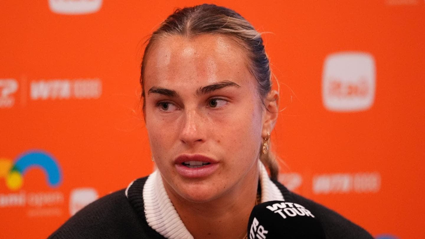 Dubai withdrawal criticism ridiculous - Sabalenka