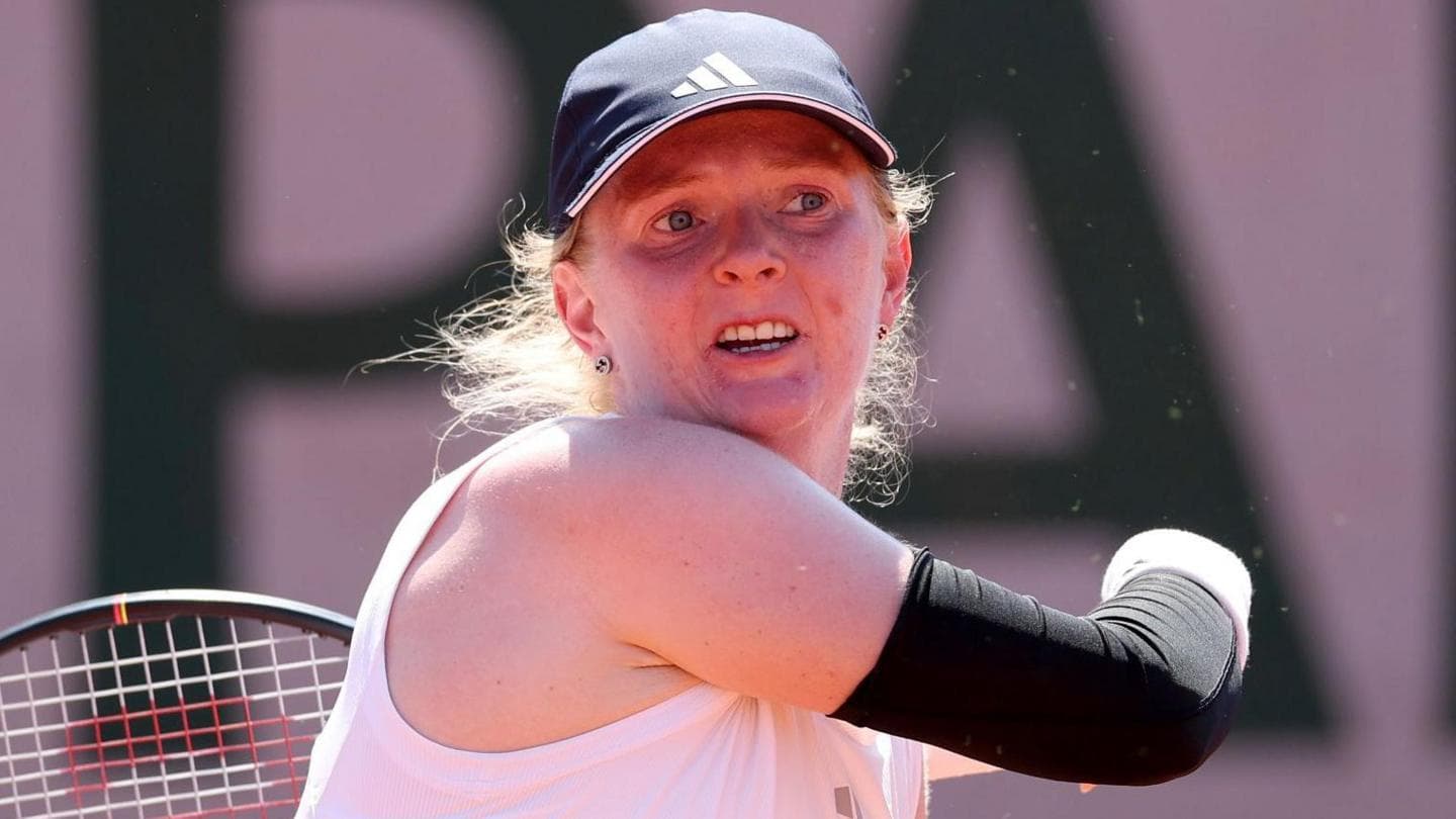 Francesca Jones eliminated, leaving Katie Boulter as sole British player at French Open