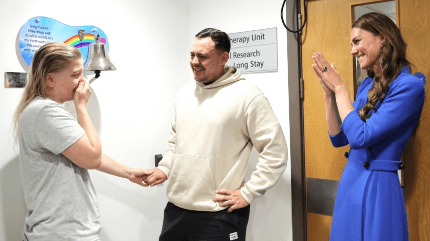 Princess of Wales Supports Cancer Patient Celebrating Treatment Milestone