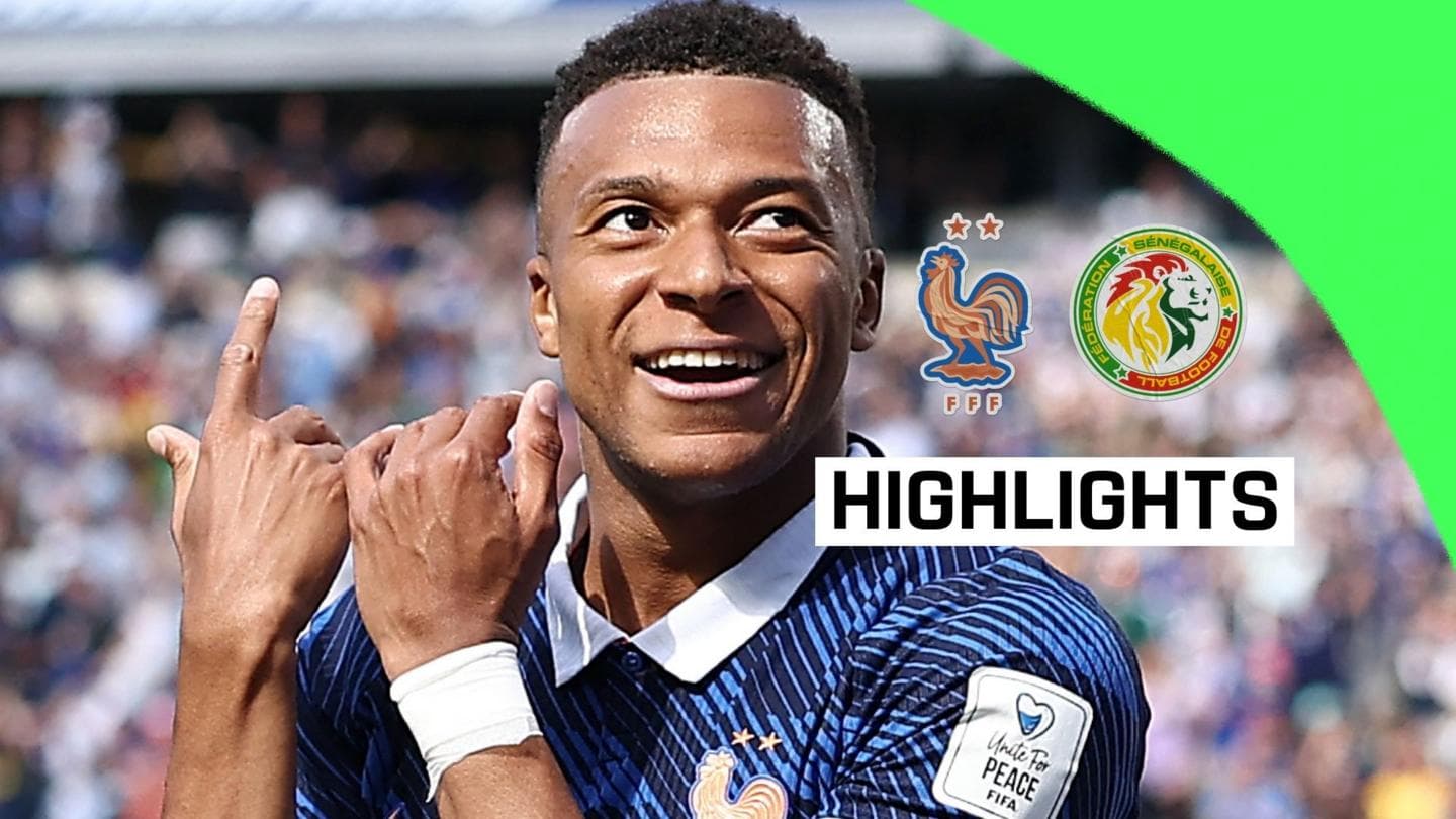 Mbappe Shines as France Defeats Senegal 3-1 in World Cup Opener