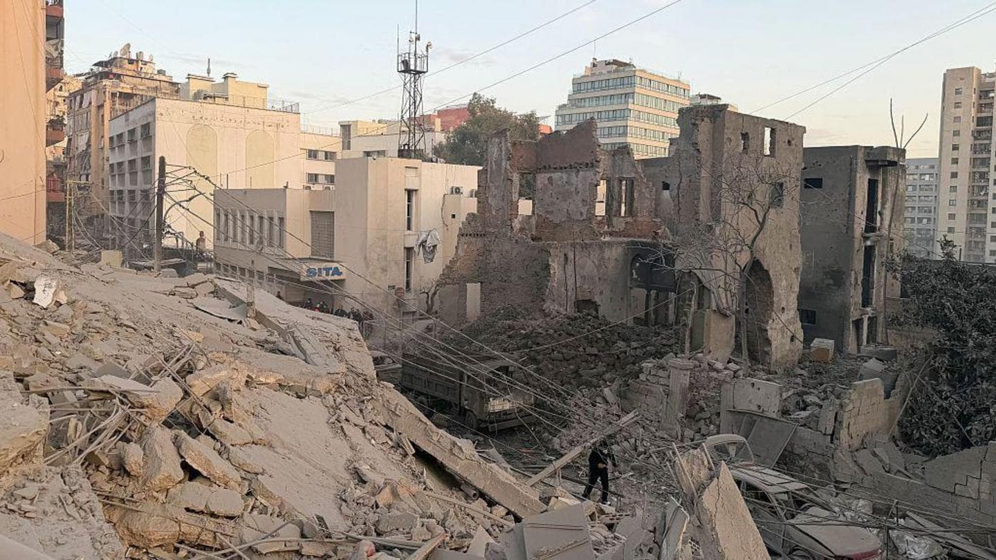 Israel strikes and destroys building in heart of Beirut
