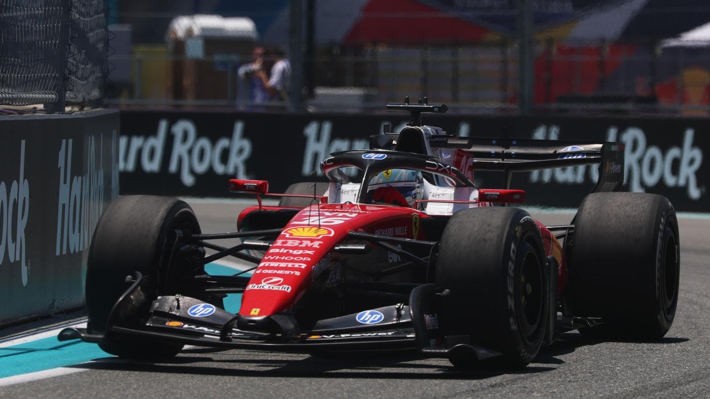 Ferrari's Leclerc fastest in Miami practice