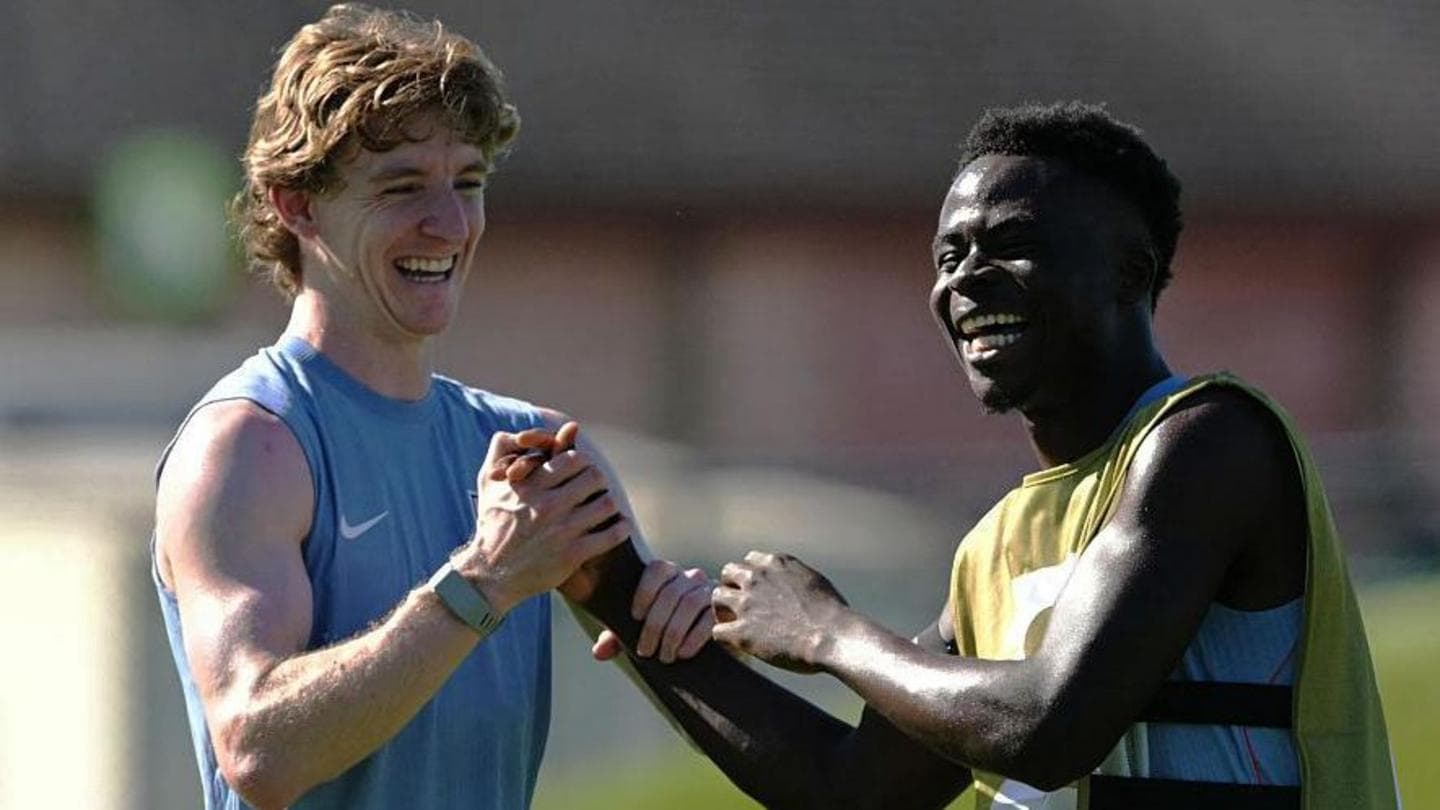 Bukayo Saka Joins England Squad Training Ahead of Ghana Match