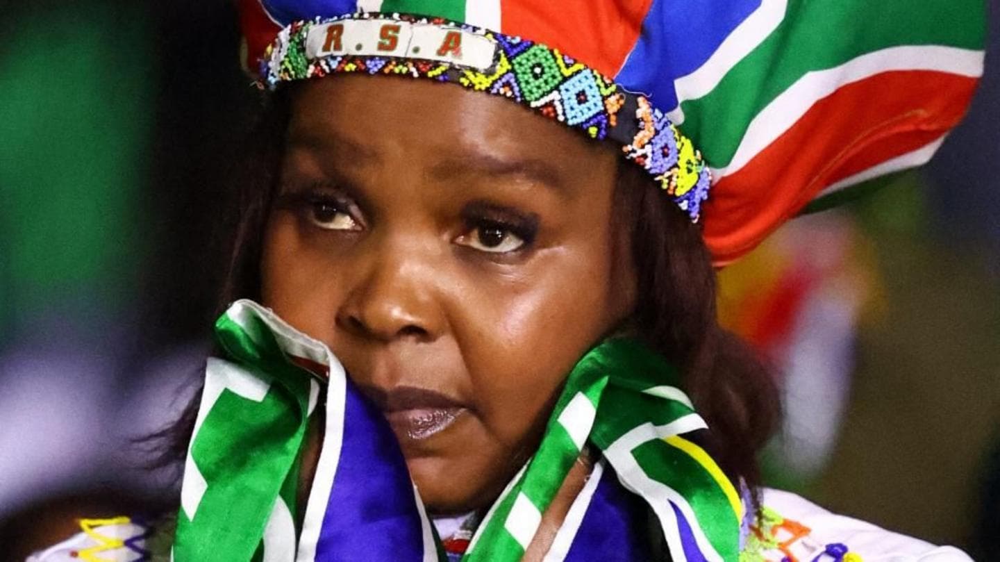 African Fans Mock South Africa Following World Cup Defeat