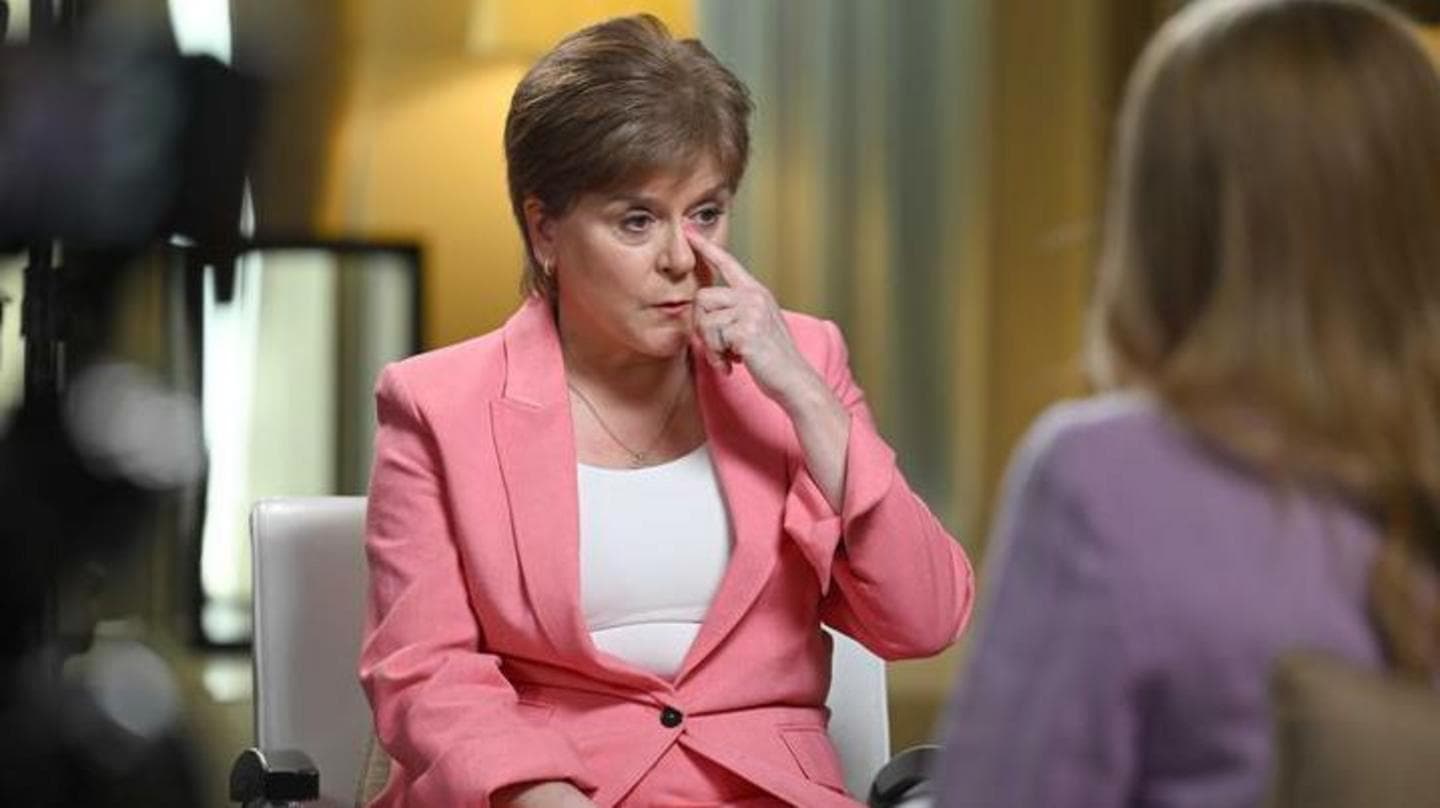 Former Scottish First Minister Sturgeon Emotional Amid Ongoing Scrutiny