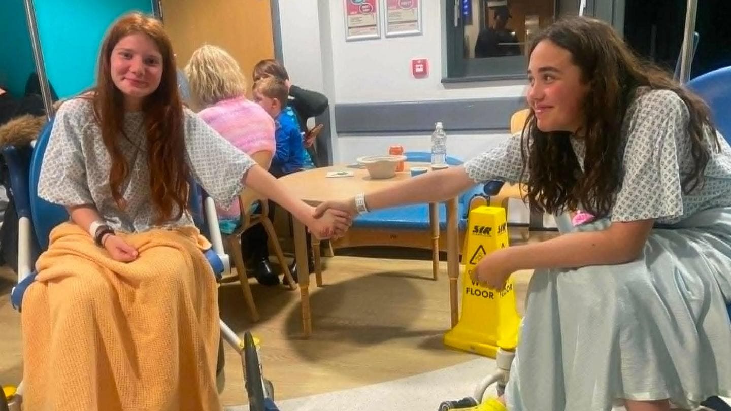 Young girl saves friend from drowning in Abergele by pulling her hair