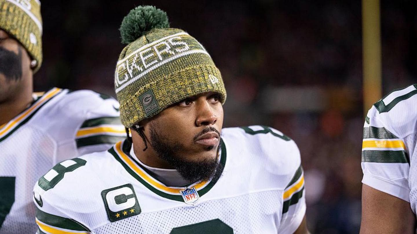 Packers' running back Josh Jacobs arrested on five domestic abuse charges