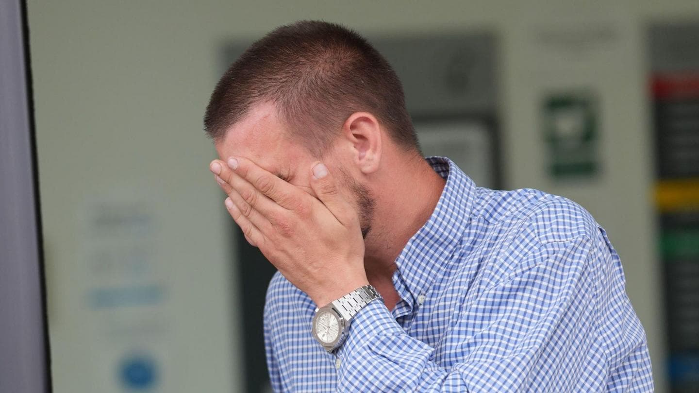 Men admit violent disorder outside asylum hotel