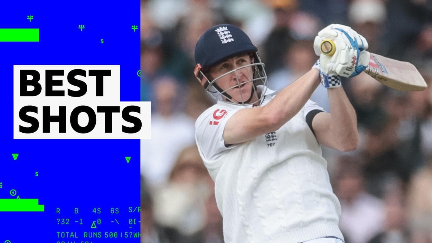 Harry Brook's Eventful Innings Features 50 Runs and 10 Boundaries