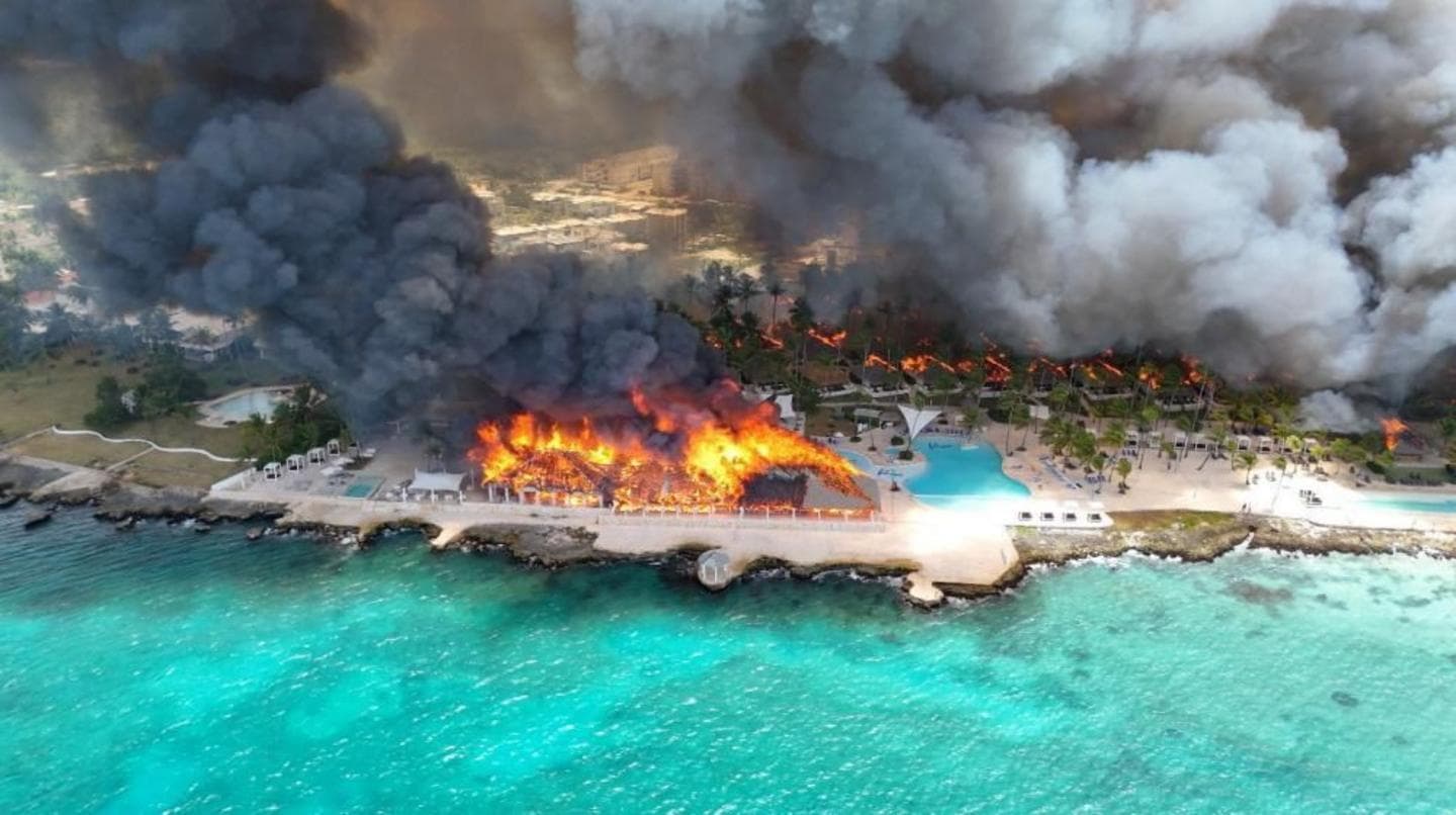 Fire at Dominican Republic luxury resort results in tourist's death