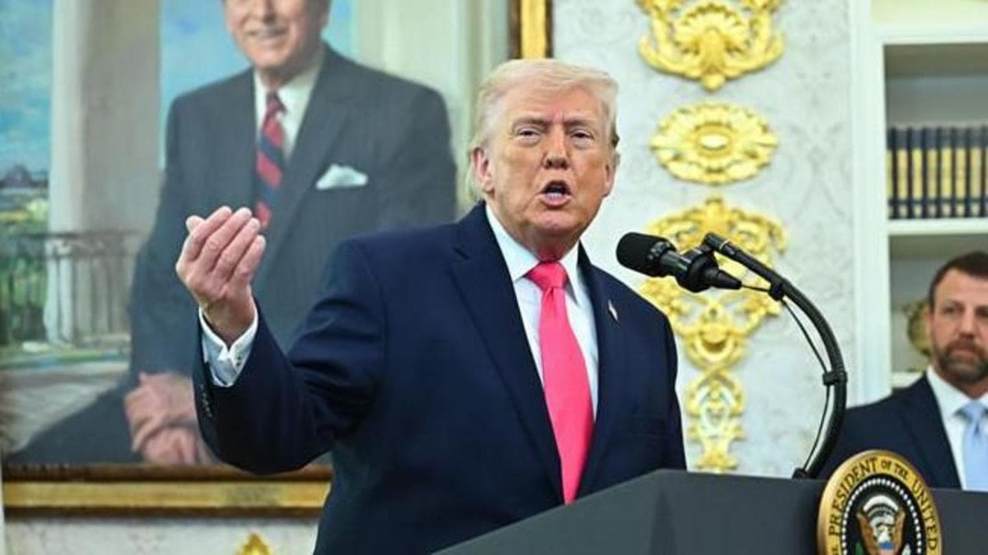 Trump says Iran gave the US a 'very big present' but gives no detail