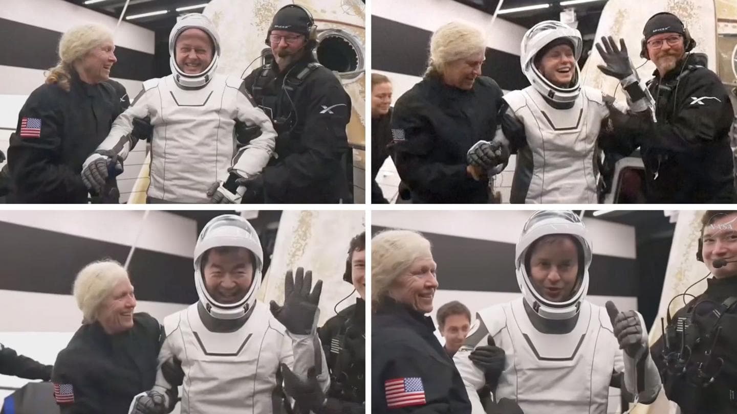 Astronauts return to Earth after first ever medical evacuation from space station