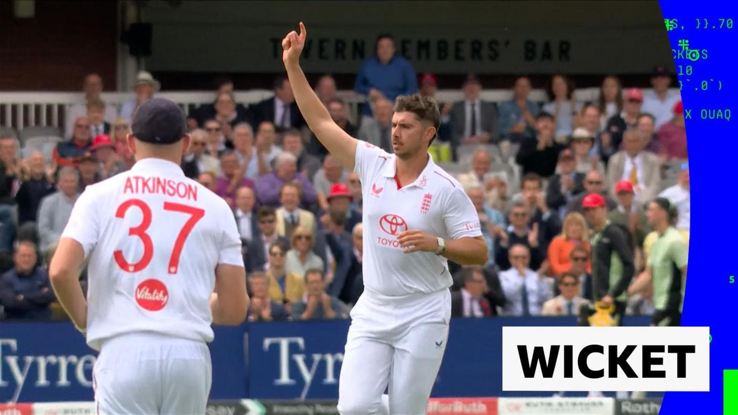 Josh Tongue Dismisses Glenn Phillips with First Ball in England's Match Against New Zealand