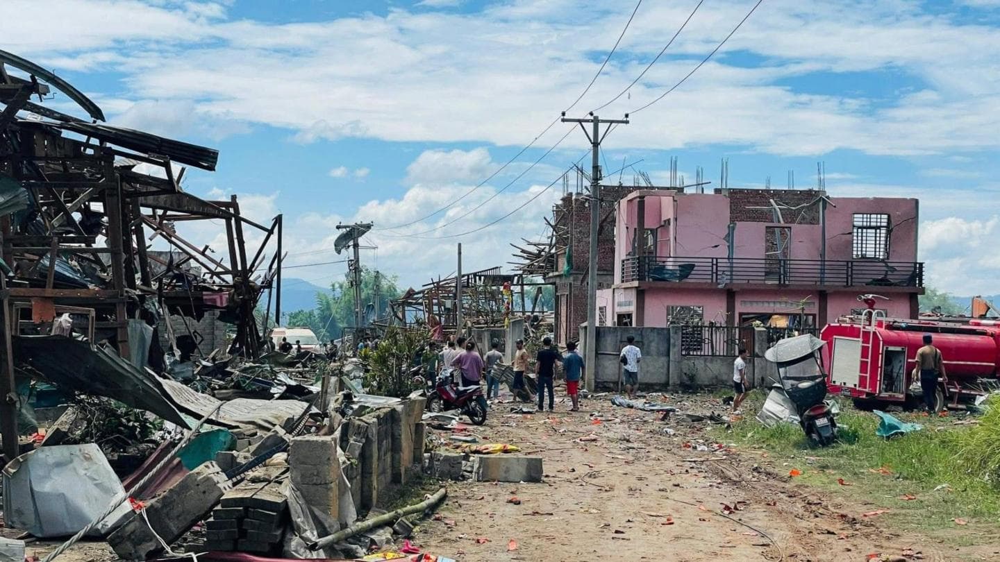 Deadly Explosion Claims Lives in Rebel-Controlled Myanmar Village