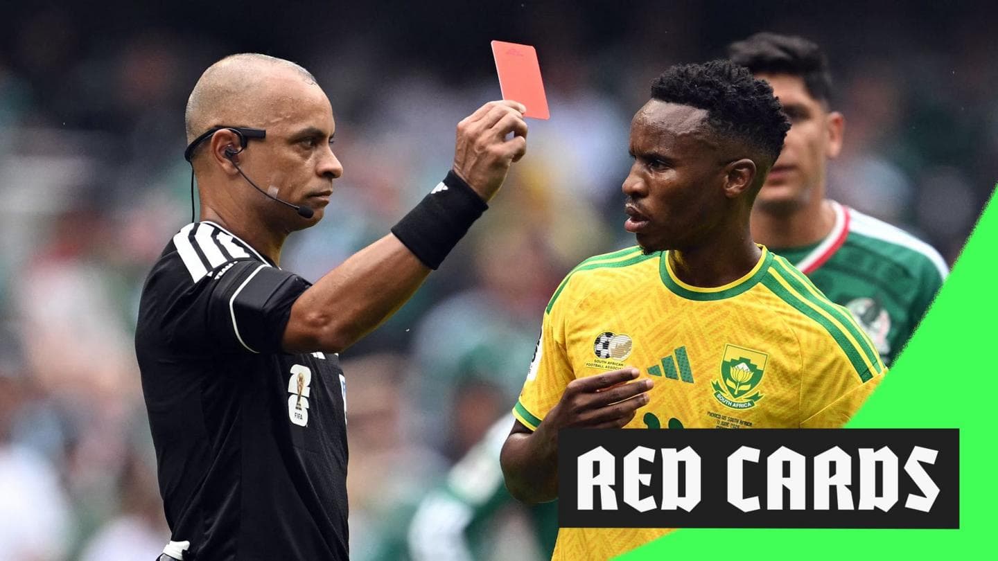 Three Players Receive Red Cards in 2026 World Cup Opening Match