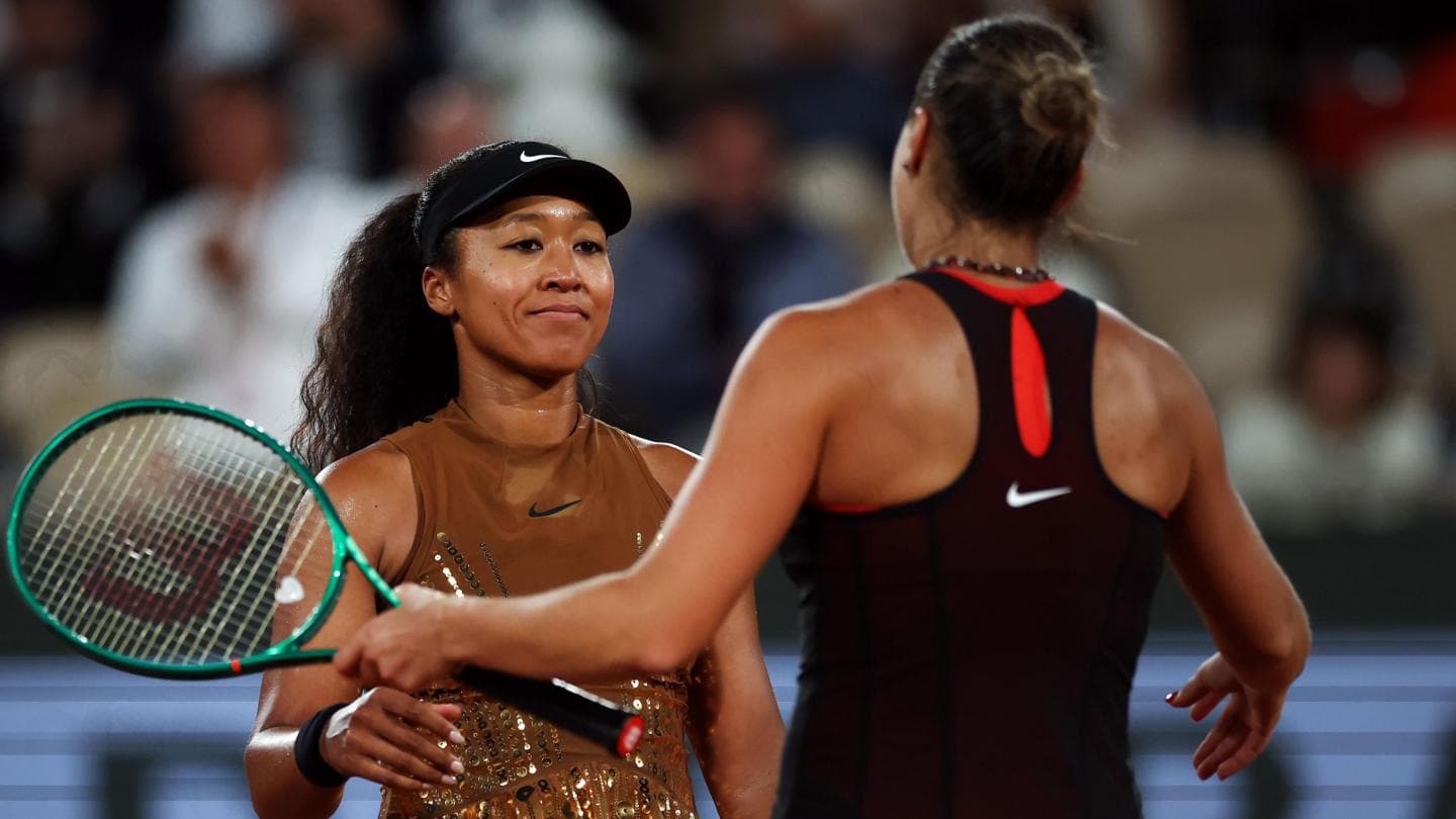 Sabalenka and Osaka Shine in Rare Women's Night Session at French Open