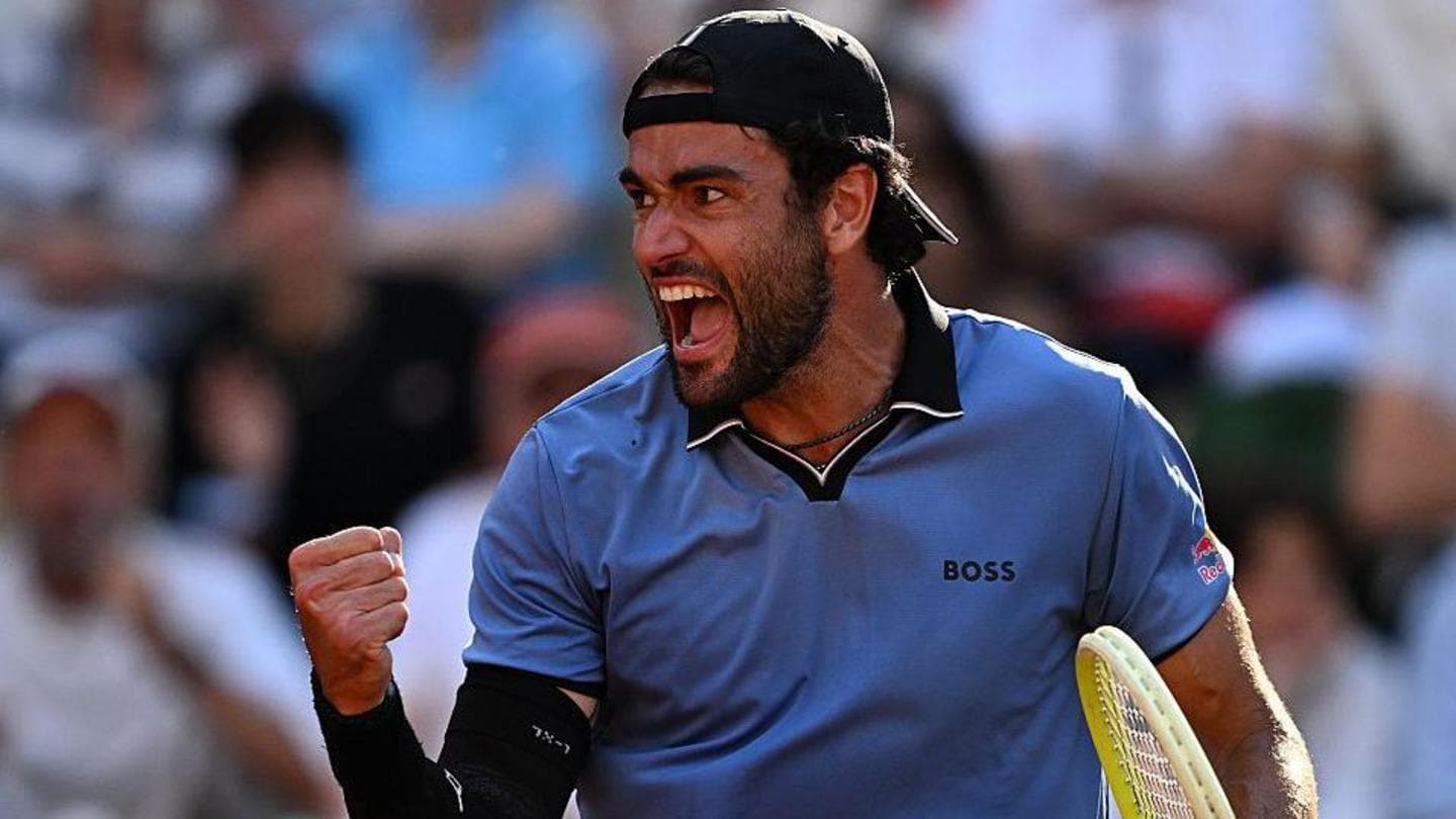 Matteo Berrettini Celebrates Return to Grand Slam Quarter-Finals After Injuries