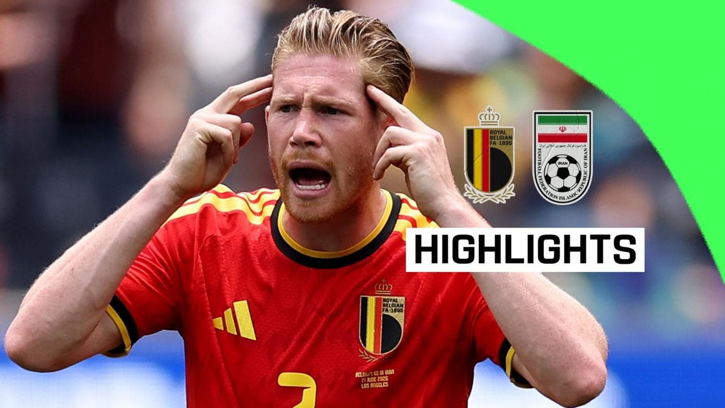 Belgium Held to Draw by Iran Despite Playing with Ten Men