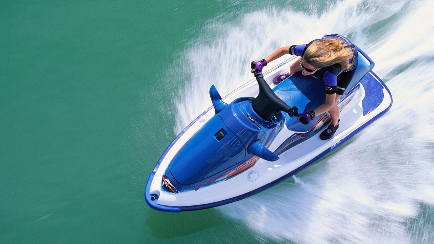 Jet skiers reportedly remove identification plates to avoid detection with children aboard