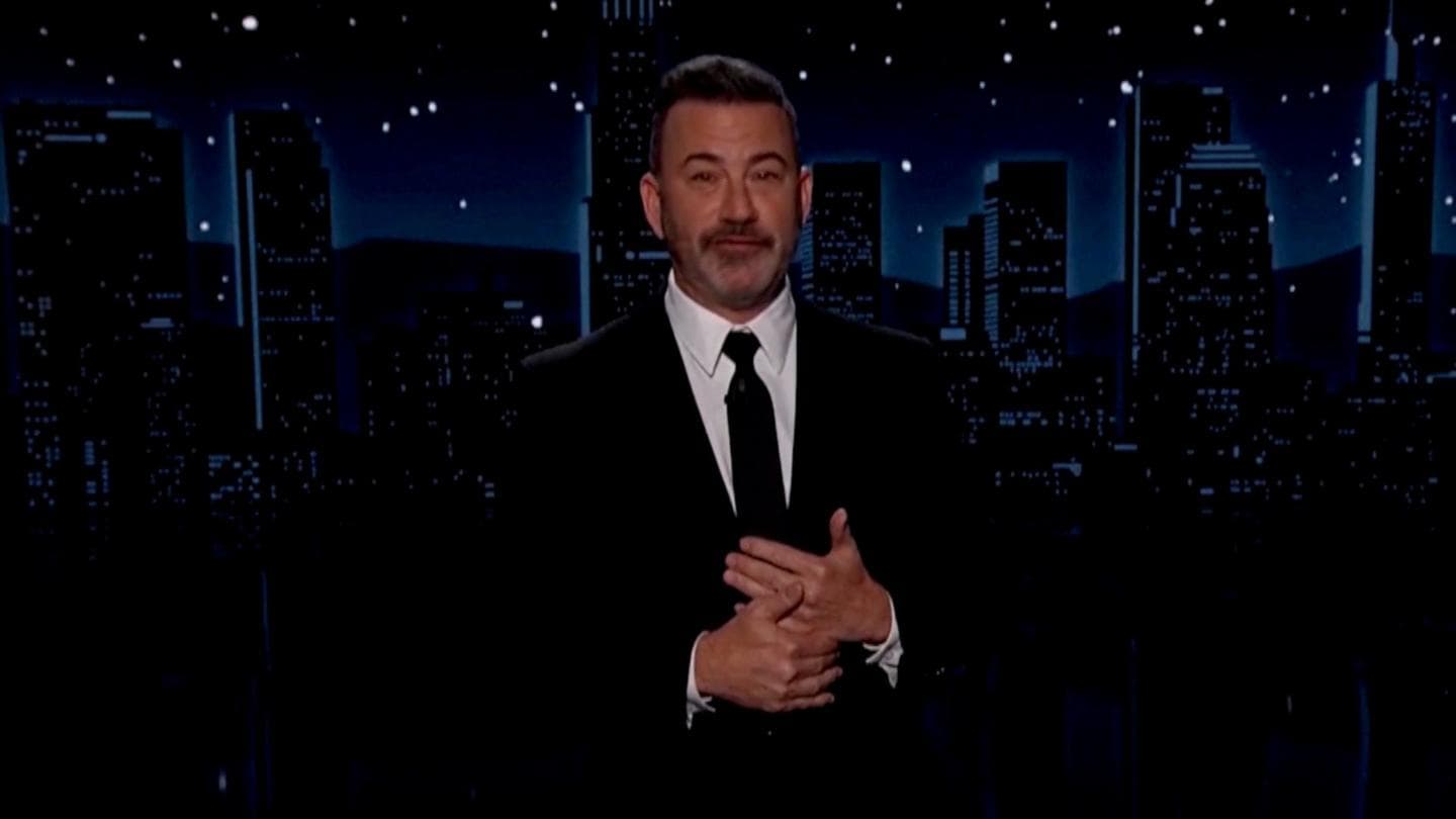 Watch: Jimmy Kimmel defends 'expectant widow' joke after first lady criticism