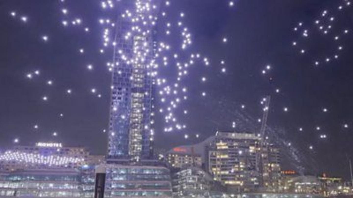 Dozens of Drones Fall During Sydney's Winter Light Show