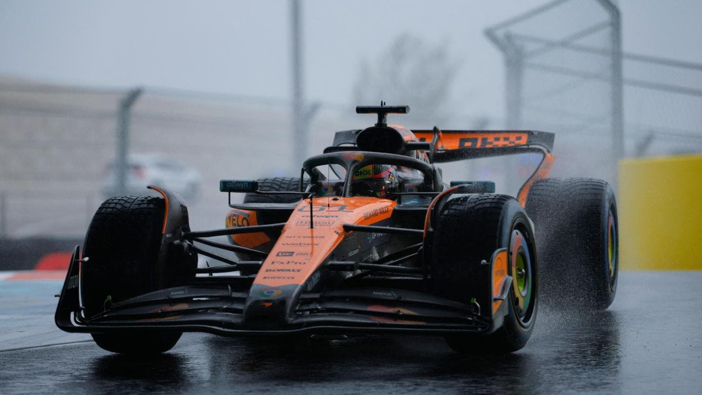 Drivers 'thrown in deep end' for expected wet race