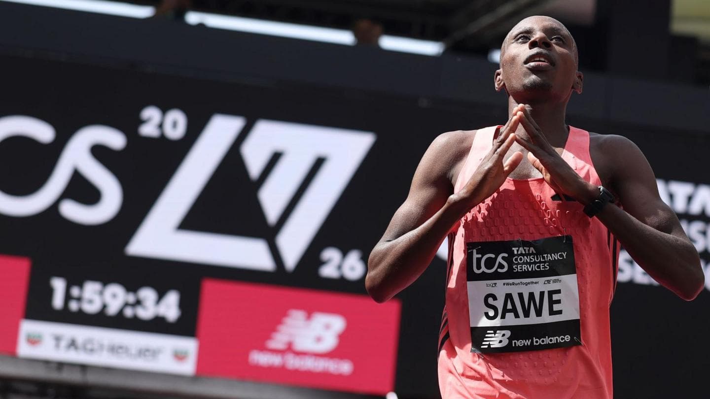 Sabastian Sawe smashes two-hour barrier to make history at London Marathon