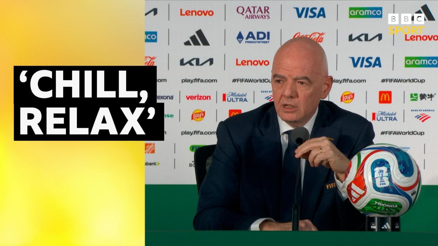 BBC Sports Editor Questions FIFA President Infantino on World Cup Concerns