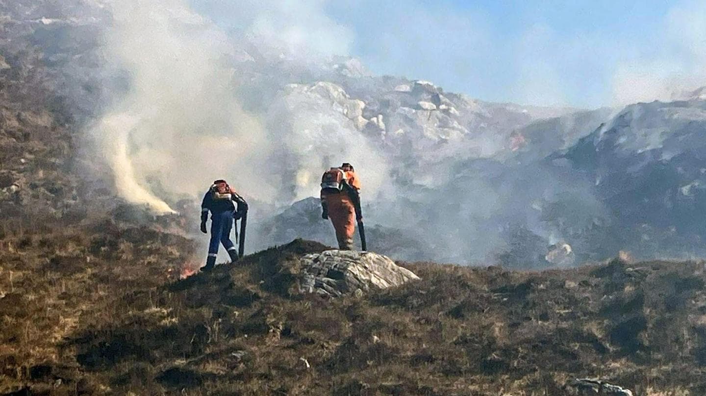 Series of wildfires across Scotland during 'extreme' alert