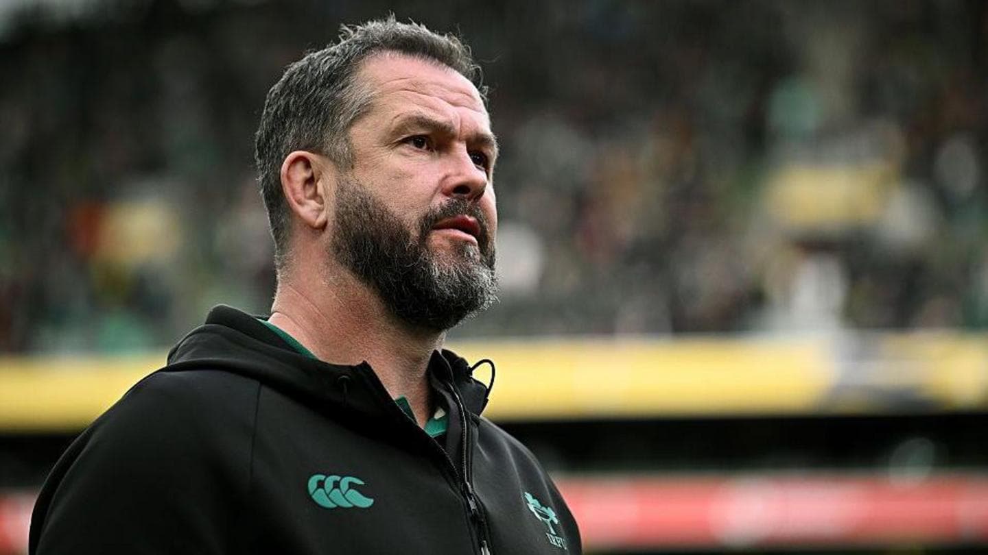 Andy Farrell Extends Contract as Ireland Men's Rugby Coach Until 2031