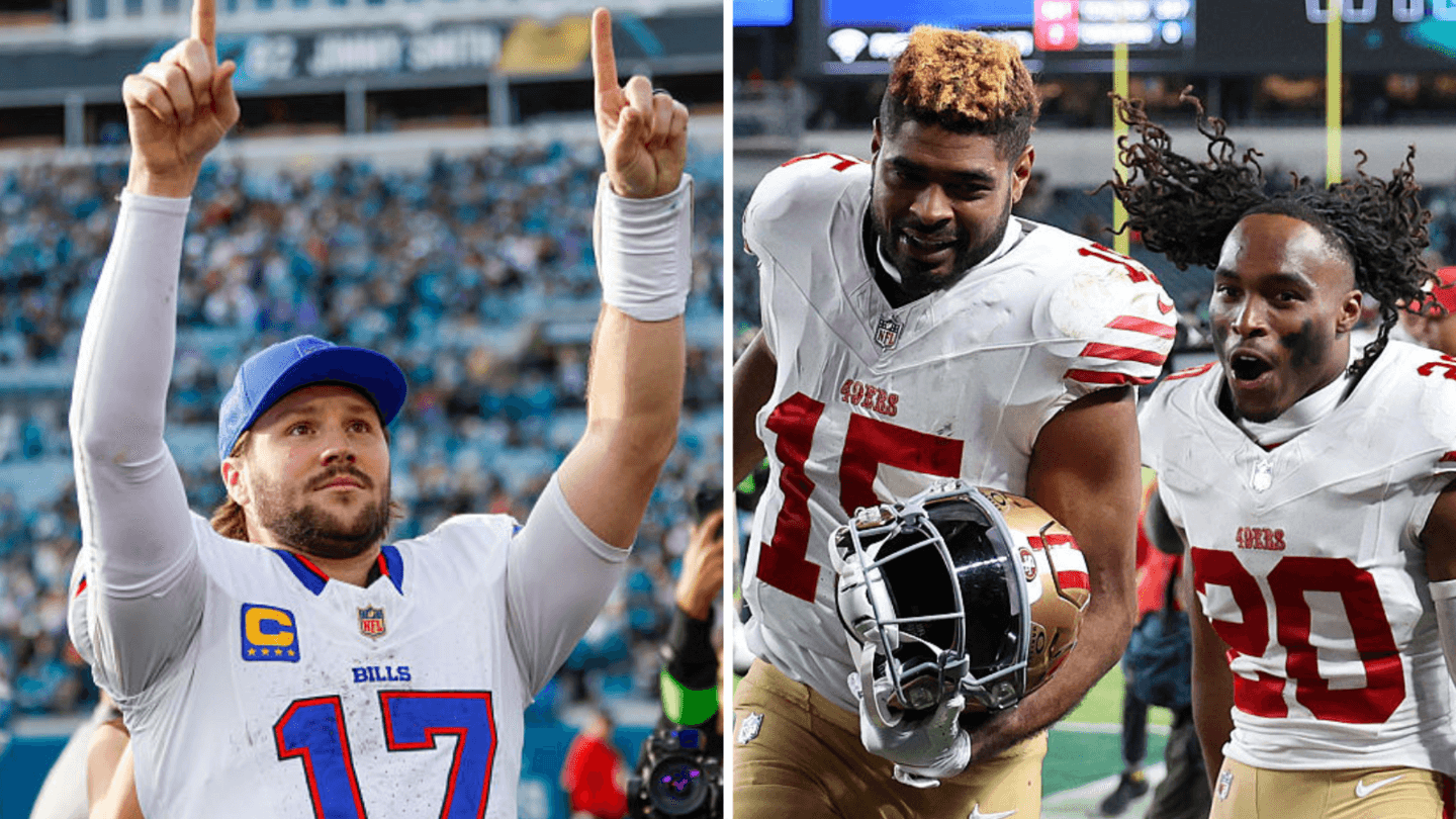 49ers upset champs Eagles in NFL play-offs to progress with Bills & Patriots