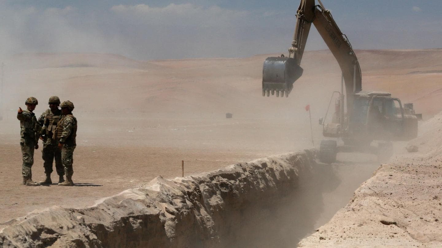 Chile's president begins building border barrier less than week into term