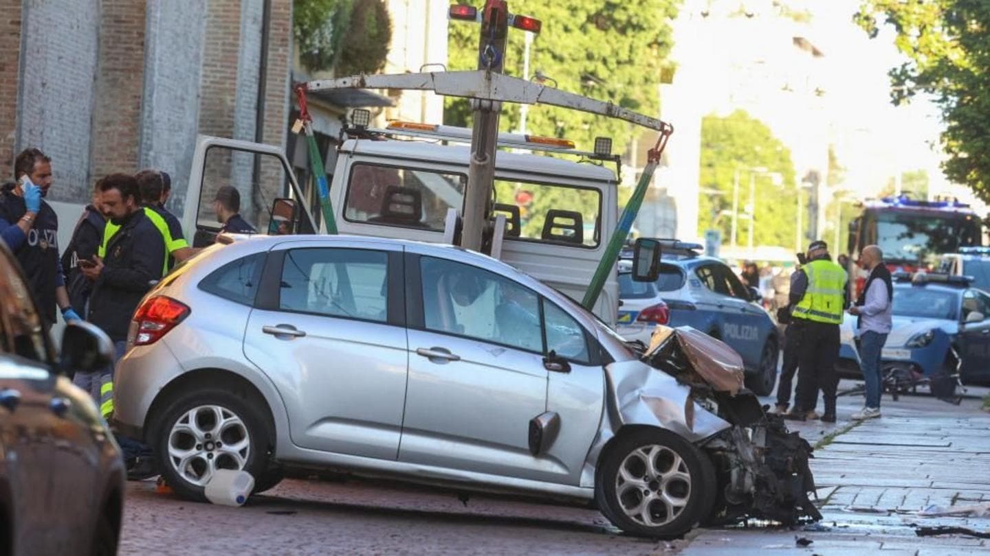 Driver Injures Eight Pedestrians in Italy Before Being Stopped by Bystanders